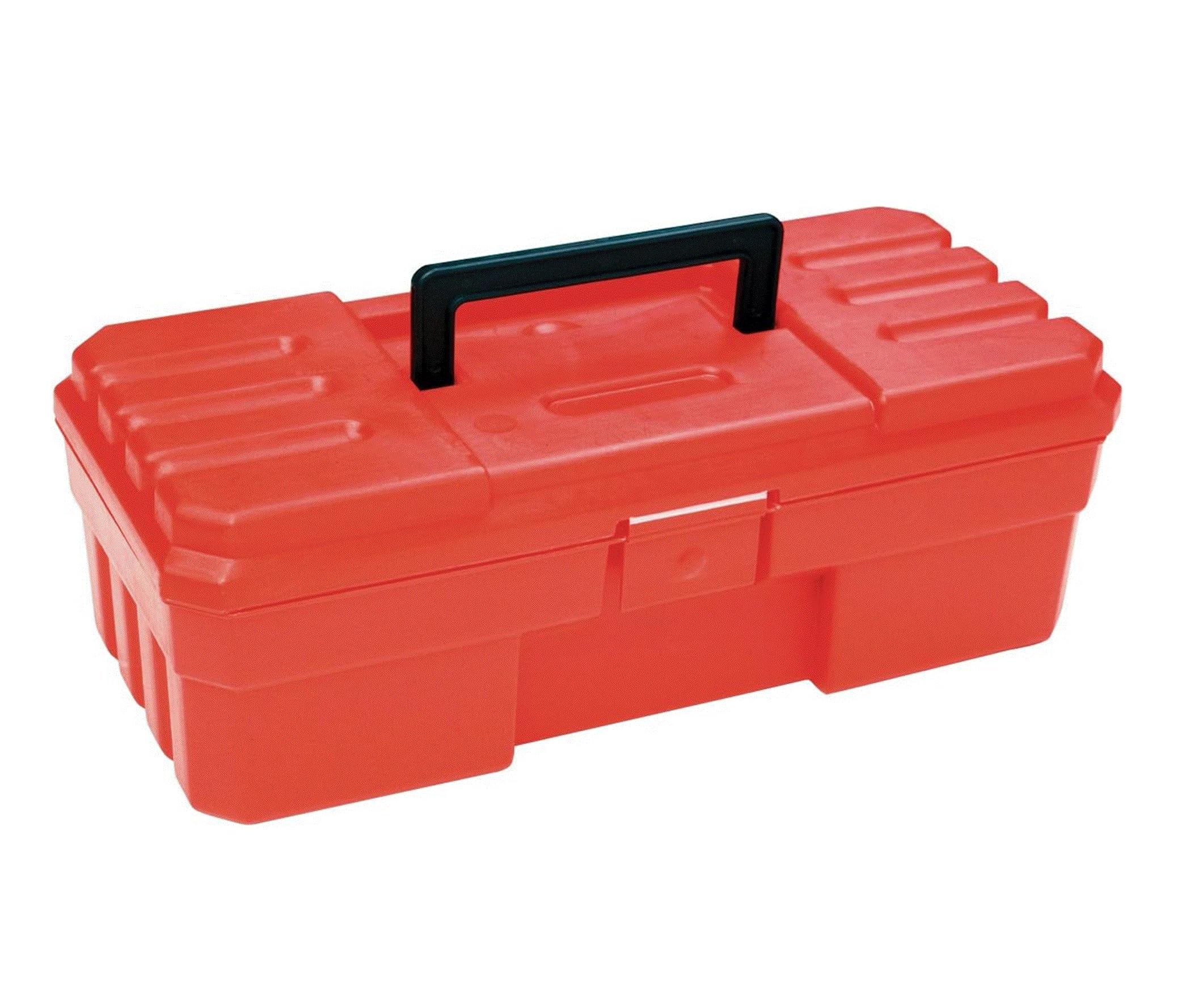 Akro-Mils 12-Inch ProBox Plastic Toolbox for Tools, | 1-Pack, Red